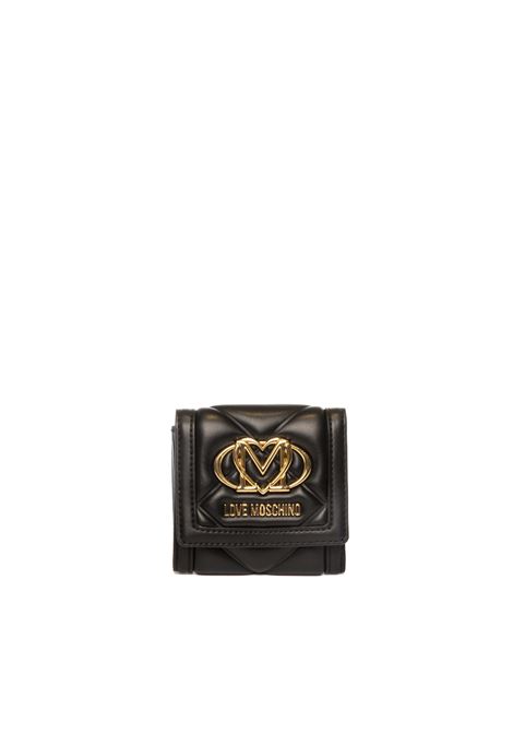 portafoglio logo nero LOVE MOSCHINO | JC5647PP0N-000